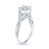 One Carat Princess Cut Diamond Ring