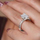 Radiant Cut Solitaire Engagement Ring