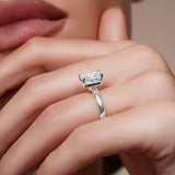 Radiant Cut Solitaire Engagement Ring