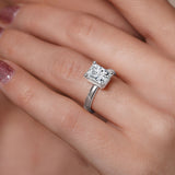 Radiant Cut Solitaire Engagement Ring
