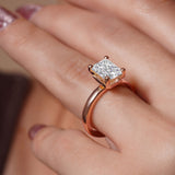 Radiant Cut Solitaire Engagement Ring