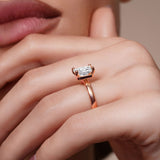 Radiant Cut Solitaire Engagement Ring