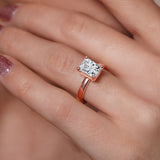 Radiant Cut Solitaire Engagement Ring
