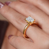 Radiant Cut Solitaire Engagement Ring