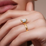 Radiant Cut Solitaire Engagement Ring