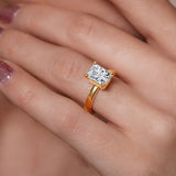 Radiant Cut Solitaire Engagement Ring