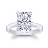 Radiant Cut Solitaire Engagement Ring