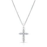 Lab Grown Diamond Cross Necklace