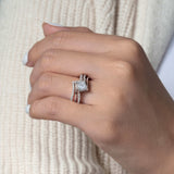 Princess Cut Diamond Engagement Ring Set
