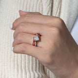 Princess Cut Diamond Engagement Ring Set