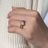 Princess Cut Diamond Engagement Ring Set