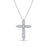 Lab Diamond Cross Necklace