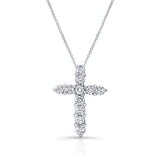 Lab Diamond Cross Necklace