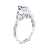 1 Carat Marquise Diamond Ring