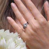 1 Carat Marquise Diamond Ring Set