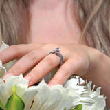 1 Carat Marquise Diamond Ring Set