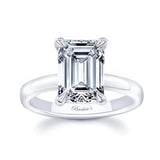 Emerald Cut Solitaire Engagement Ring