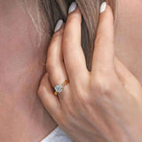 Twist Solitaire Engagement Ring