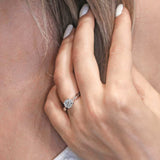 Twist Solitaire Engagement Ring