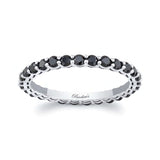1 Carat Black Diamond Eternity Band