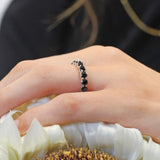 4 Carat Black Diamond Eternity Band