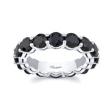 5 Carat Black Diamond Eternity Band
