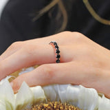 4 Carat Black Diamond Eternity Band