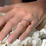 1.4 Carat Lab Diamond Half Eternity Band