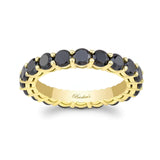 3 Carat Black Diamond Eternity Band