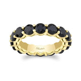 5 Carat Black Diamond Eternity Band