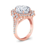 5 Carat Oval Lab Grown Diamond Ring