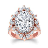 5 Carat Oval Lab Grown Diamond Ring