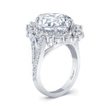 5 Carat Oval Lab Grown Diamond Ring