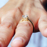 Moissanite Vintage Ring