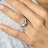 3 Carat Cushion Cut Diamond Ring