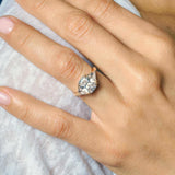 3 Carat Cushion Cut Diamond Ring