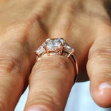 3 Carat Cushion Cut Diamond Ring