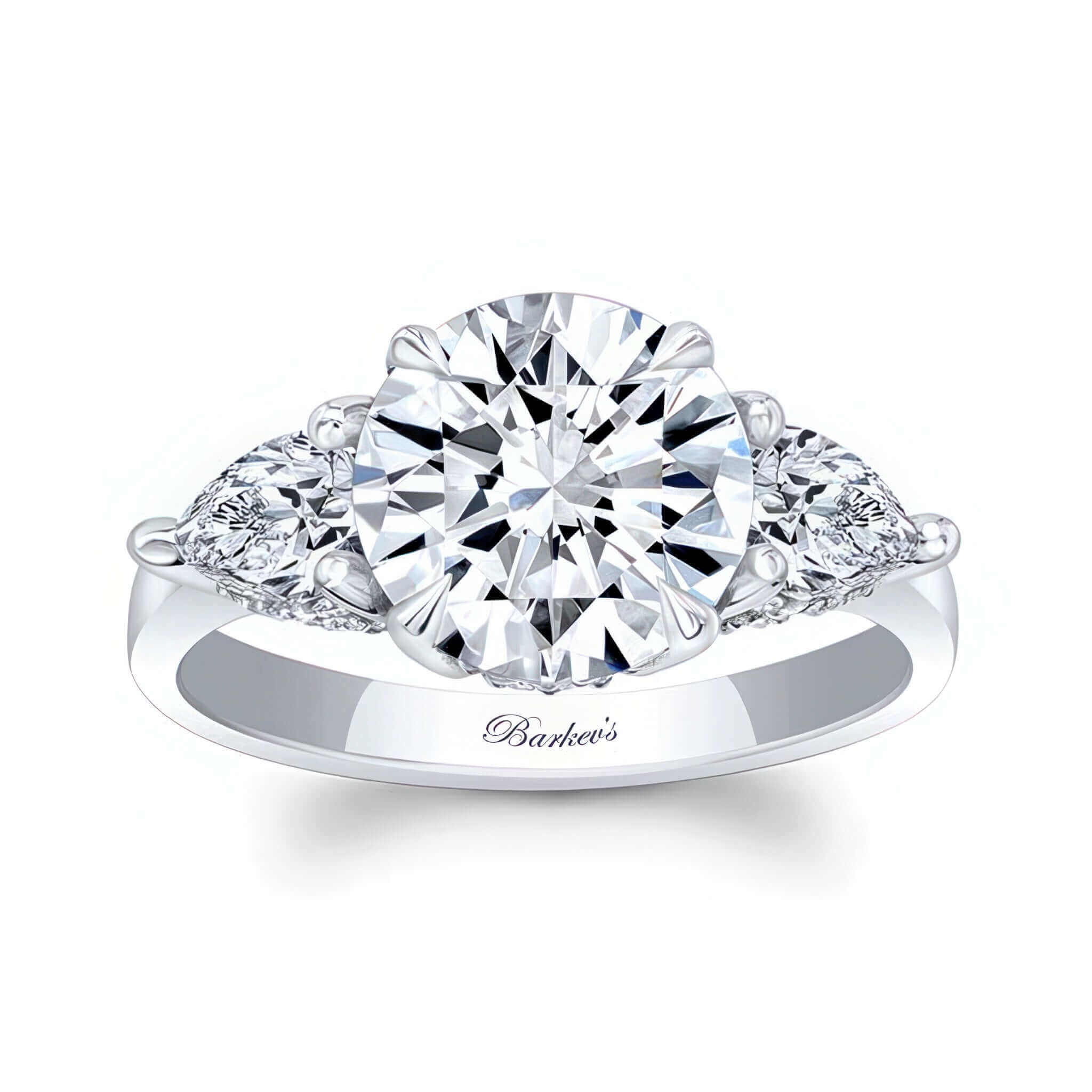 Carat Round Moissanite Ring Barkev's – Barkev's