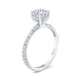 Asscher Moissanite Ring