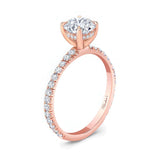 Asscher Moissanite Ring