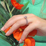 Pear Shape Diamond Wedding Set