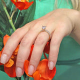 Pear Shape Diamond Wedding Set