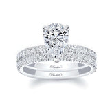 Pear Shape Diamond Wedding Set