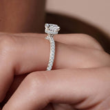 Diamond Halo Engagement Ring