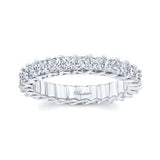 2.5 Carat Princess Cut Lab Diamond Eternity Band