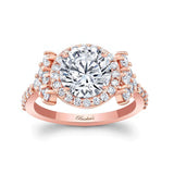 2 Carat Moissanite Cluster Ring