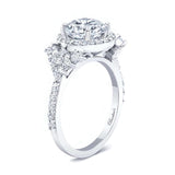 2 Carat Moissanite Cluster Ring