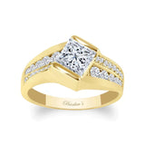 Princess Cut Channel Set Diamond Ring