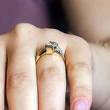 Princess Cut Channel Set Diamond Ring