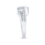 Princess Cut Channel Set Diamond Ring